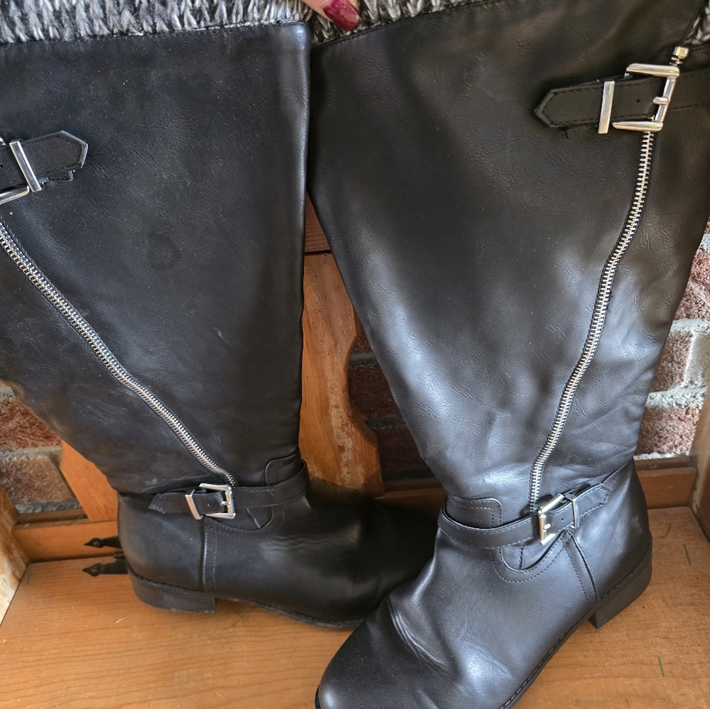 Wide calf boots